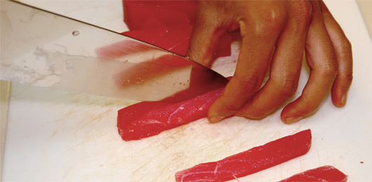 Cutting the Sashimi