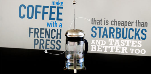 coffee press feature Make Coffee with a french press that is cheaper than starbucks