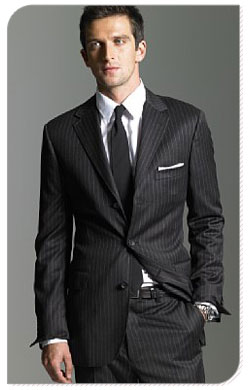 J. Crew Aldridge Suit A man wearing a suit and tie