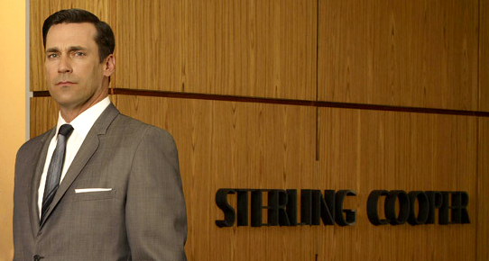 Don Draper suit Jon Hamm wearing a suit and tie