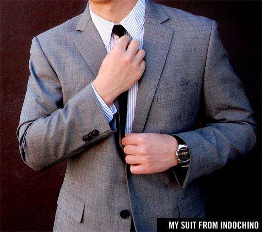 Indochino A man wearing a suit and tie, with Mad Men