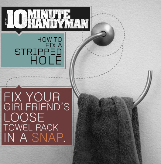 The 10 Minute Handyman: How to Fix a Stripped Hole