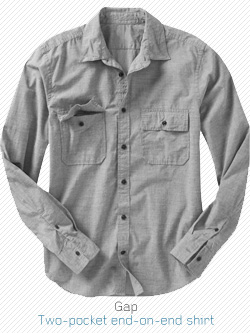 Gap Casual Shirt Gray gap shirt