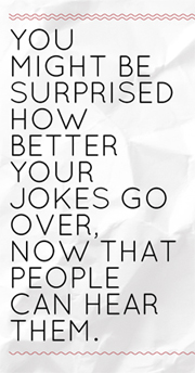 confidence Article Text - you\'ll be surprised how better your jokes go over