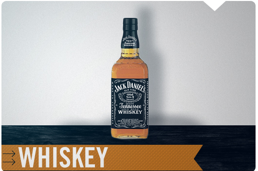 middle-shelf bourbon whiskey jack daniels whiskey