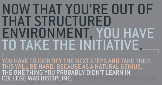 Peer success inset 1 Article Text - you have to take initiative