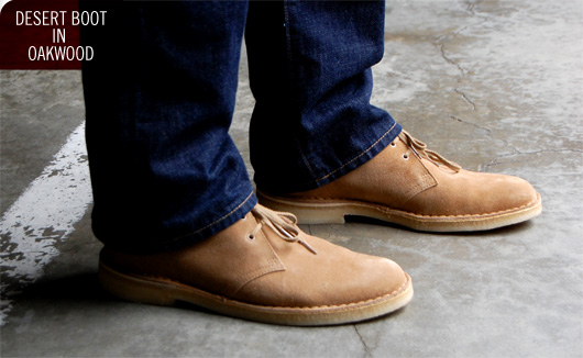 Desert Boot Oakwood Man wearing Clarks Desert Boots