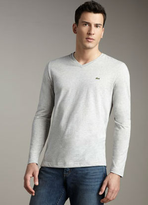 longsleeve tee v neck cotton long sleeve shirt