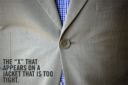 suit jacket x Suit jacket x too tight