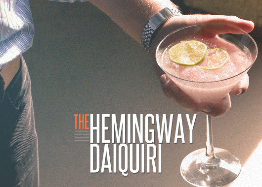 hemingway daiquiri Hand holding Hemingway daiquiri