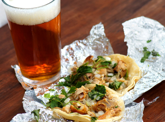 tacos and beer Tacos with beer