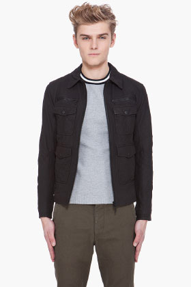 trucker A man wearing a trucker jacket