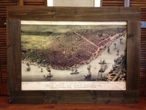 original Map and frame