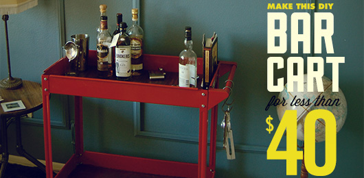 DIY Bar Cart
