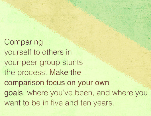 Article Text Inset - Make the comparison focus on your own goals