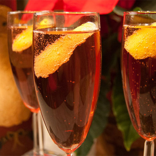 champagne framboise cocktail recipe