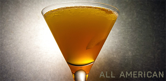 The All American Cocktail Recipe: A Slightly Sweet Bourbon Cocktail