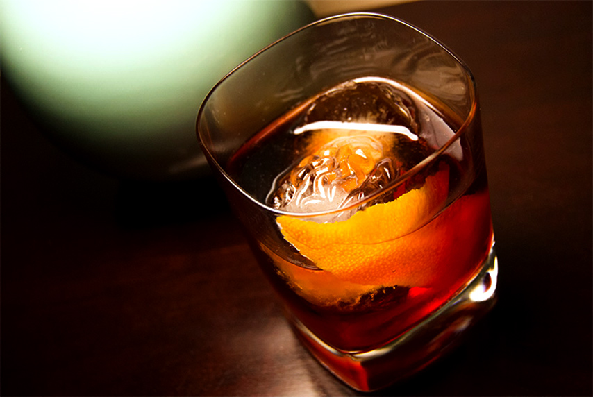 Pisco Negroni cocktail