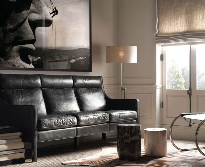 Restoration hardware living room