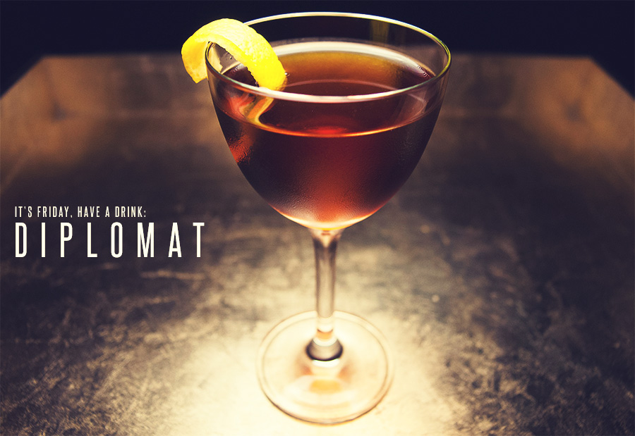 The Diplomat Cocktail Recipe: A Rich, Herbal Vermouth Cocktail