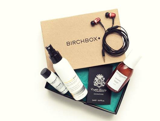 Birchbox on table