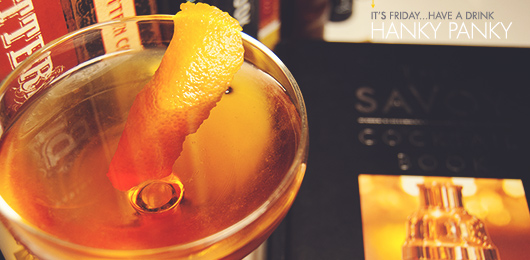 The Hanky Panky Cocktail Recipe: An Herbal Gin Cocktail