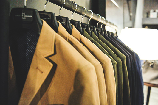 COMBATANT GENTLEMEN jackets on rack