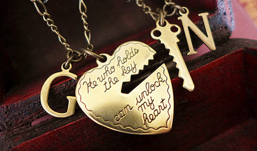 Key to my heard necklace