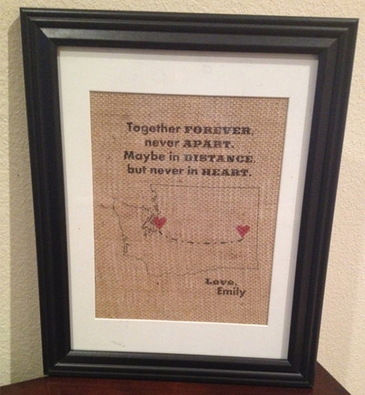 Long distance map idea