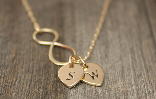 Initials necklace