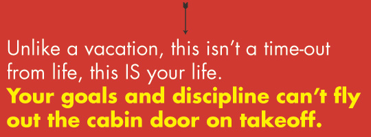 Article quote inset - Your goals can\'t fly out the door on takeoff