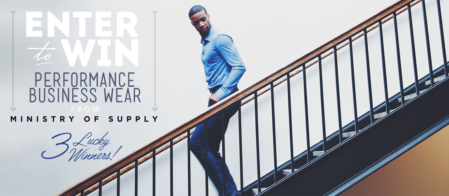 Enter to Win! Performance Business Wear from Ministry of Supply – 3 Lucky Winners!