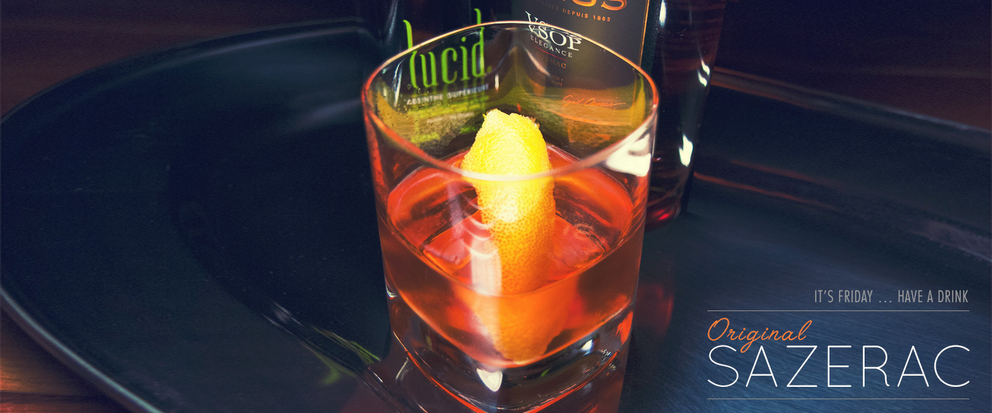 The Original Sazerac Cocktail Recipe: A Fruity Brandy Cocktail