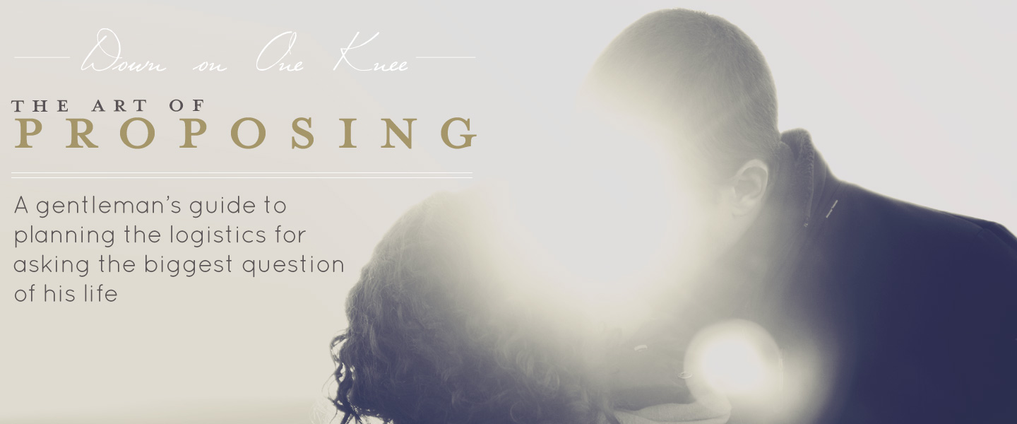 The Art of Proposing: A Gentleman’s Guide to Planning the Logistics for Asking the Biggest Question of His Life