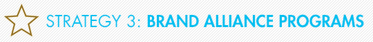 Strategy 3: Brand Alliance Programs