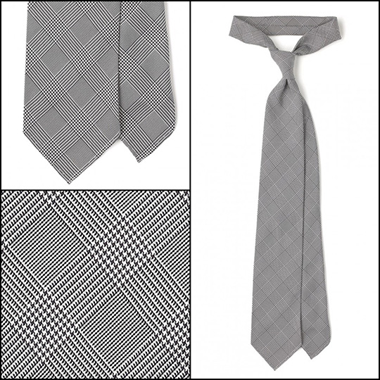 essential tie gray glen plaid prince of wales