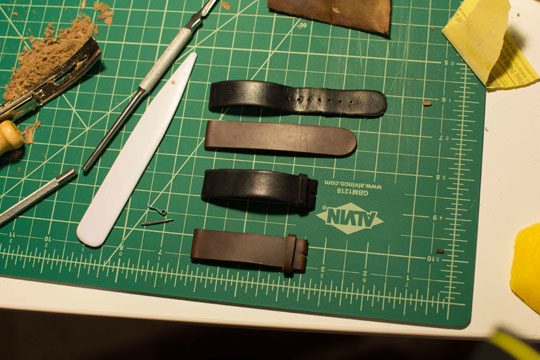 How to make a leather watch strap