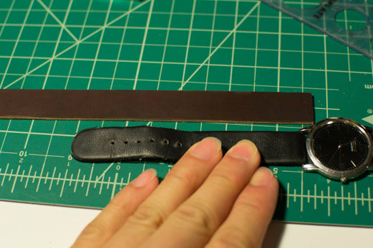 How to make a leather watch strap