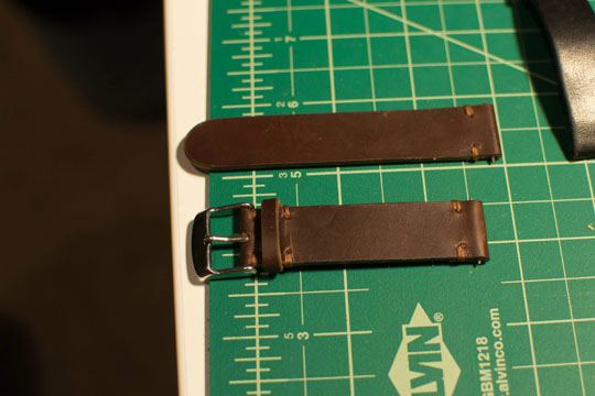 How to make a leather watch strap