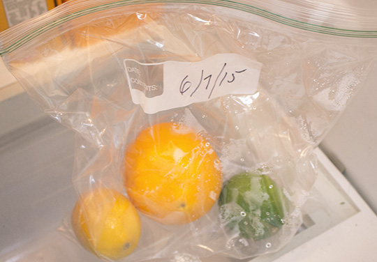 how to store oranges and lemons