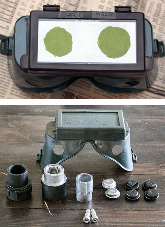 Spray painting the Hobart Ecto Goggles