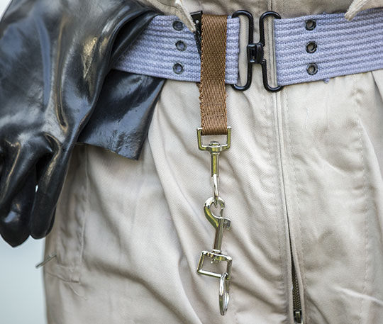 keyfobs for DIY Ghostbuster costume belt