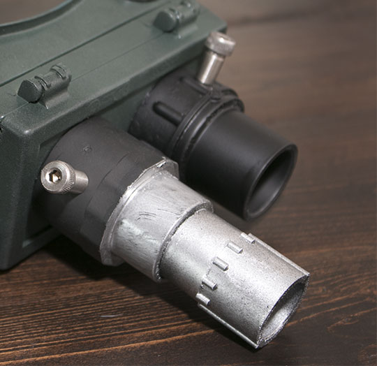 Finished look at DIY Ghostbusters Ecto goggles