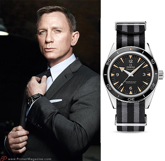 Spectre James Bond Watch Omega Watch with Nato strap