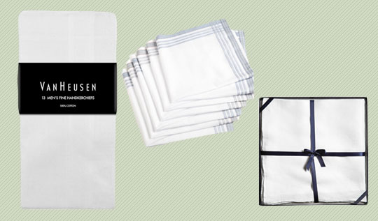 3 handkerchiefs