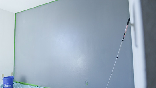 How to paint an accent wall