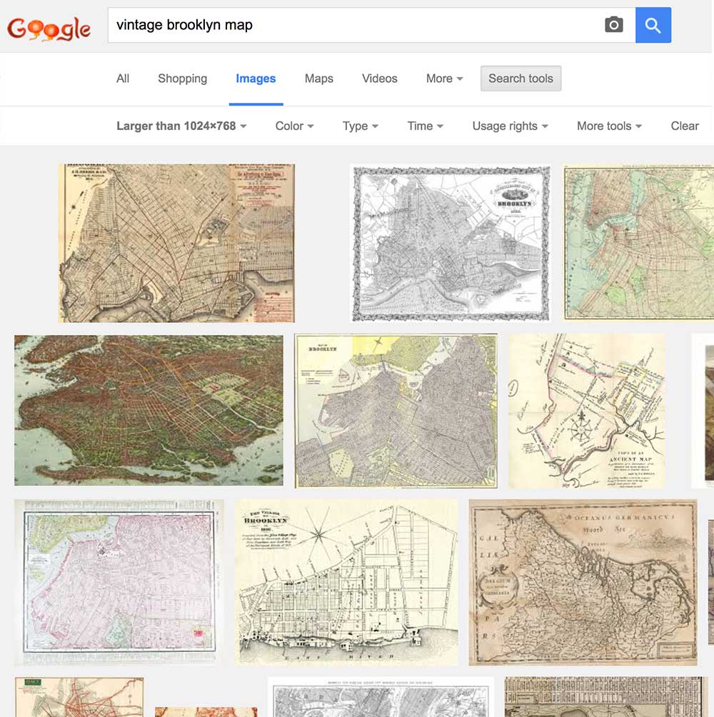Google Image Search Large Vintage Maps