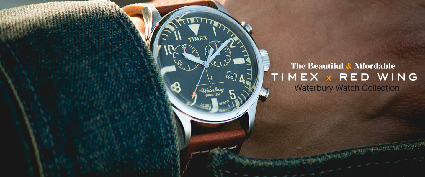 The Beautiful & Affordable Timex x Redwing Waterbury Watch Collection