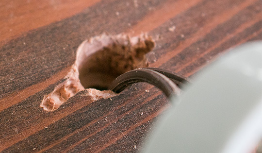 DIY side table light