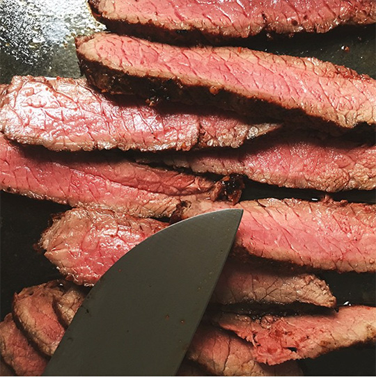 Flat iron steak
